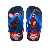 Chinelo Sandalia Baby Havaianas Marvel - Spider Man - Azul