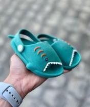Chinelo Sandália Bebê Baby Shark Infantil Tubarão Confortável