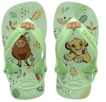 Chinelo Sandália Bebê Elástico Havaianas Baby Disney Classic Citronela