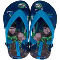 Chinelo Sandália de Dedo Infantil Meninos Max Steel Baby 26349
