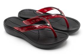 Chinelo Sandália Dourada Ortopédico Feminino Antiderrapante Com Salto Anabela Chinelo Sandália Dourada Ortopédico Feminino Antiderrapante Com Salto Anabela