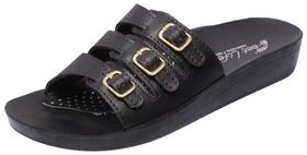 Chinelo sandalia feminina anatomica ortopedica para esporão e fascite plantar