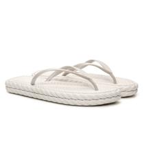 Chinelo Sandalia Feminina Tira Lisa Confortavel Elegante Cor Branco