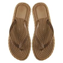 Chinelo Sandalia Feminina Tranças Confortavel Elegante Cor Caramelo Chinelo Sandalia Feminina Tranças Confortavel Elegante Cor Caramelo