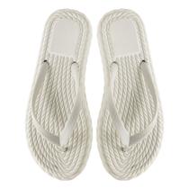 Chinelo Sandalia Feminina Tranças Confortavel Elegante Cor Off White Chinelo Sandalia Feminina Tranças Confortavel Elegante Cor Off White