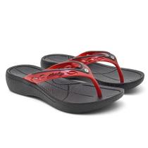 Chinelo Sandalia feminino com salto De borracha ortopédico Chinelo Sandalia feminino com salto De borracha ortopédico