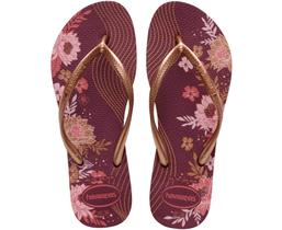 Chinelo Sandália Feminino Havaianas Slim Organic - Roxa