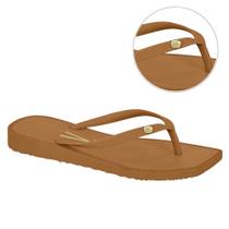 Chinelo Sandália Feminino Vizzano Confortável- Camel