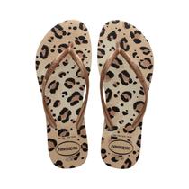 Chinelo sandalia havaianas femininas slim animals original