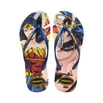 Chinelo sandalia havaianas femininas slim wonder woman c/nf