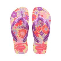 Chinelo sandalia havaianas kids flores original c/n fiscal