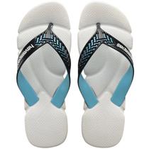 Chinelo Sandália havaianas Masculino Anatômico de Borracha Antiderrapante Com Tiras Grossas Largas R