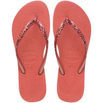 Chinelo sandalia havaianas slim glitter ii original h. f. slim glitter ii canyon c.33/4