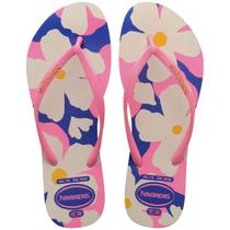 Chinelo sandalia havaianas slim visuals original c/nf