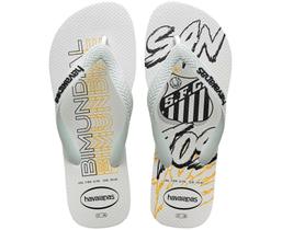 Chinelo Sandália Havaianas Top Times Santos - Branco Chinelo Sandália Havaianas Top Times Santos - Branco