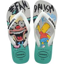 Chinelo sandalia havaianas unisex simpsons original c/nf