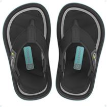 Chinelo Sandália Infantil Cartago Málaga Sport Elástico Cinza - Conforto Infantil Cartago - Bebê Cinza - Calçado Cartago Málaga Sport Infantil - Chine