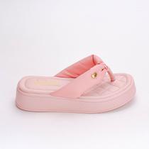 Chinelo Sandália Infantil Kidy Flat Form Nuvem Rosa