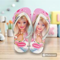 Chinelo Sandalia infantil Menina Barbie e Stitch Soninho delicado verão novidade confortável - Havaianas