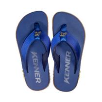 Chinelo Sandália Kenner Kivah Gold Azul Chinelo Sandália Kenner Kivah Gold Azul