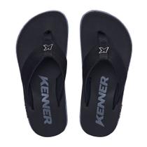 Chinelo sandalia kenner kivah tks preto e cinza original