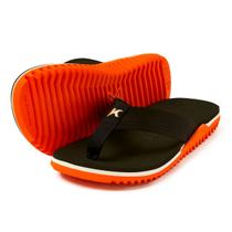 Chinelo sandalia kenner masculino nk6 pro preto/laranja