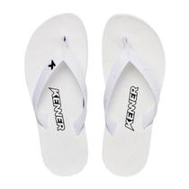Chinelo Sandália Kenner New Summer - Branco+Preto - 37 Chinelo Sandália Kenner New Summer - Branco+Preto - 37
