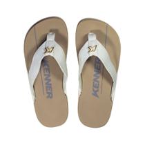 Chinelo Sandália Kenner NK6 Original Gold Marrom / Bege