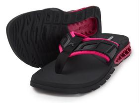 Chinelo Sandália Kenner Rakka Full Force L7 Preto e Rosa Chinelo Sandália Kenner Rakka Full Force L7 Preto e Rosa