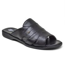 Chinelo Sandália Masculina Couro Legitimo Granado Macio Leve Preto 408 Chinelo Sandália Masculina Couro Legitimo Granado Macio Leve Preto 408