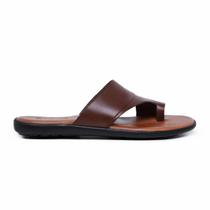Chinelo Sandália Masculina em Couro Dakar Marrom - Conforto e Estilo Casual Chinelo Sandália Masculina em Couro Dakar Marrom - Conforto e Estilo Casual