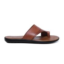 Chinelo Sandália Masculina em Couro Dakar Tabaco - Conforto e Estilo Casual Chinelo Sandália Masculina em Couro Dakar Tabaco - Conforto e Estilo Casual