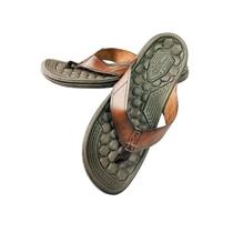 Chinelo Sandália Masculino Pegada Numeração Grande Couro Confort