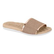 Chinelo sandália Slide Glitter Beira Rio Conforto ORIGINAL Chinelo sandália Slide Glitter Beira Rio Conforto ORIGINAL