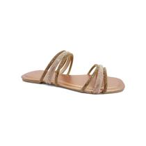Chinelo Santa Moça Rasteira Rqri311 Nude