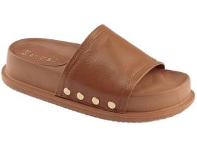 Chinelo Santinelli 1550-031-252 Slide em Couro Chinelo Santinelli 1550-031-252 Slide em Couro