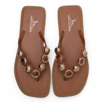 Chinelo Sapato da Corte Flat Pedraria