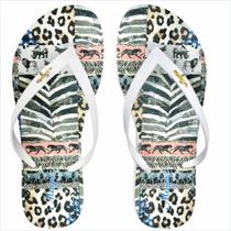 Chinelo Selva Feminino Animal Print, Magicc