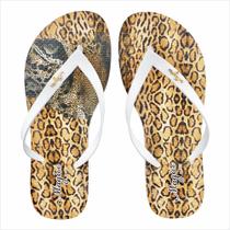 Chinelo Selva Feminino Onça Magicc Bolsas Chinelo Selva Feminino Onça Magicc Bolsas
