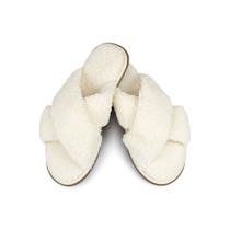 Chinelo Sherpa Antiderrapante tira cruz