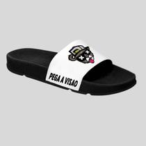 Chinelo Slide Adulto e Infantil Desenho Kids Confortável Estampado Ursinho Pega a Visão