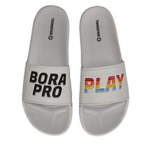 Chinelo Slide Beach Tennis Bora Pro Play Transpire Mais - Branco