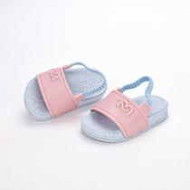 Chinelo Slide Bebê Menina Kidy com Elástico Azul Rosa Chinelo Slide Bebê Menina Kidy com Elástico Azul Rosa
