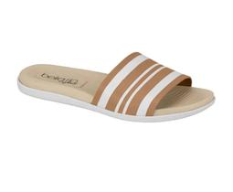Chinelo Slide Beira Rio Confortável Leve Napa Nature Listras Chinelo Slide Beira Rio Confortável Leve Napa Nature Listras
