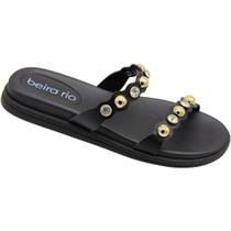 Chinelo Slide Beira Rio Conforto Napa Tiras Duplas Apliques Feminino Chinelo Slide Beira Rio Conforto Napa Tiras Duplas Apliques Feminino