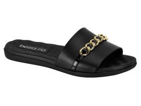 Chinelo Slide Beira Rio Conforto Tira Com Corrente 8360 357