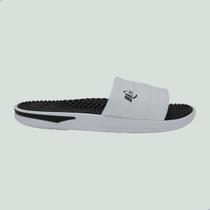 Chinelo Slide BR Sport Napa Way Branco/Preto