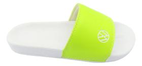 Chinelo Slide Branco Com Amarelo Volkswagen 35/36 Original