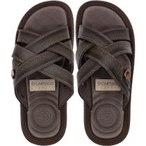 Chinelo Slide Cartago Fiji Essencial Multi Tiras Masculino