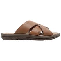 Chinelo Slide Casual Masculino Itapuã Couro Confortável Reforçado 755